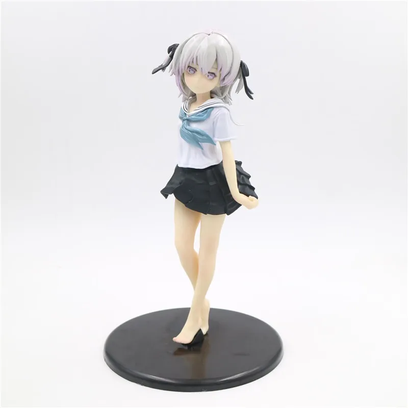 

1/6 Scale Anime Beautiful Cute Girl Figures Uniforms Ver. Standing posture PVC Action Model Christmas Toy BOX D774