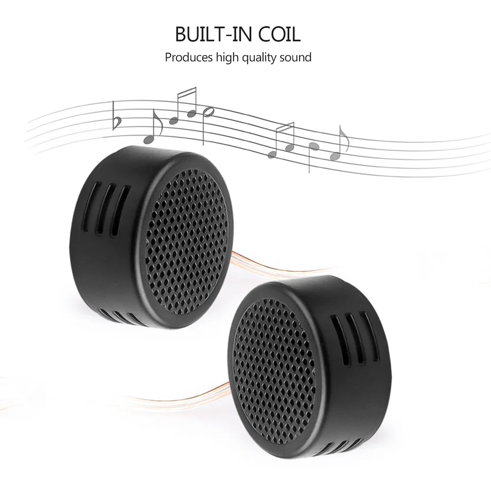 Dome Tweeter Speakers 2 X 500 Watts 12V Vehicle Loudspeaker for Car Stereo Mp3 Radio