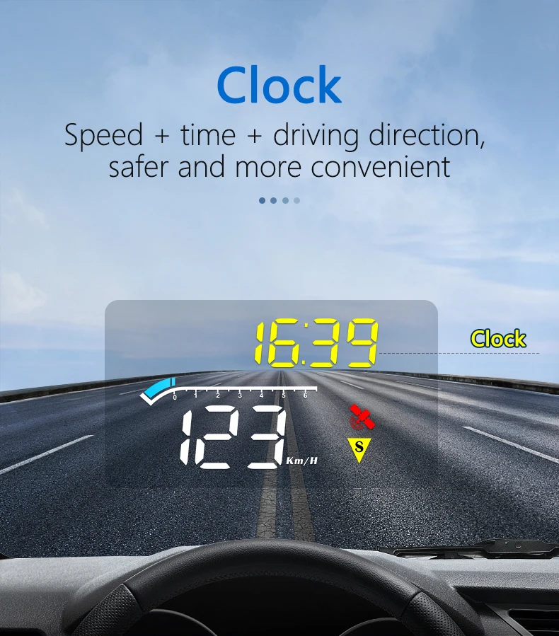 ڵ   ÷ OBD + GPS  ý HUD  ǵ  Drving  RPM ӵ ˶  ڵ  