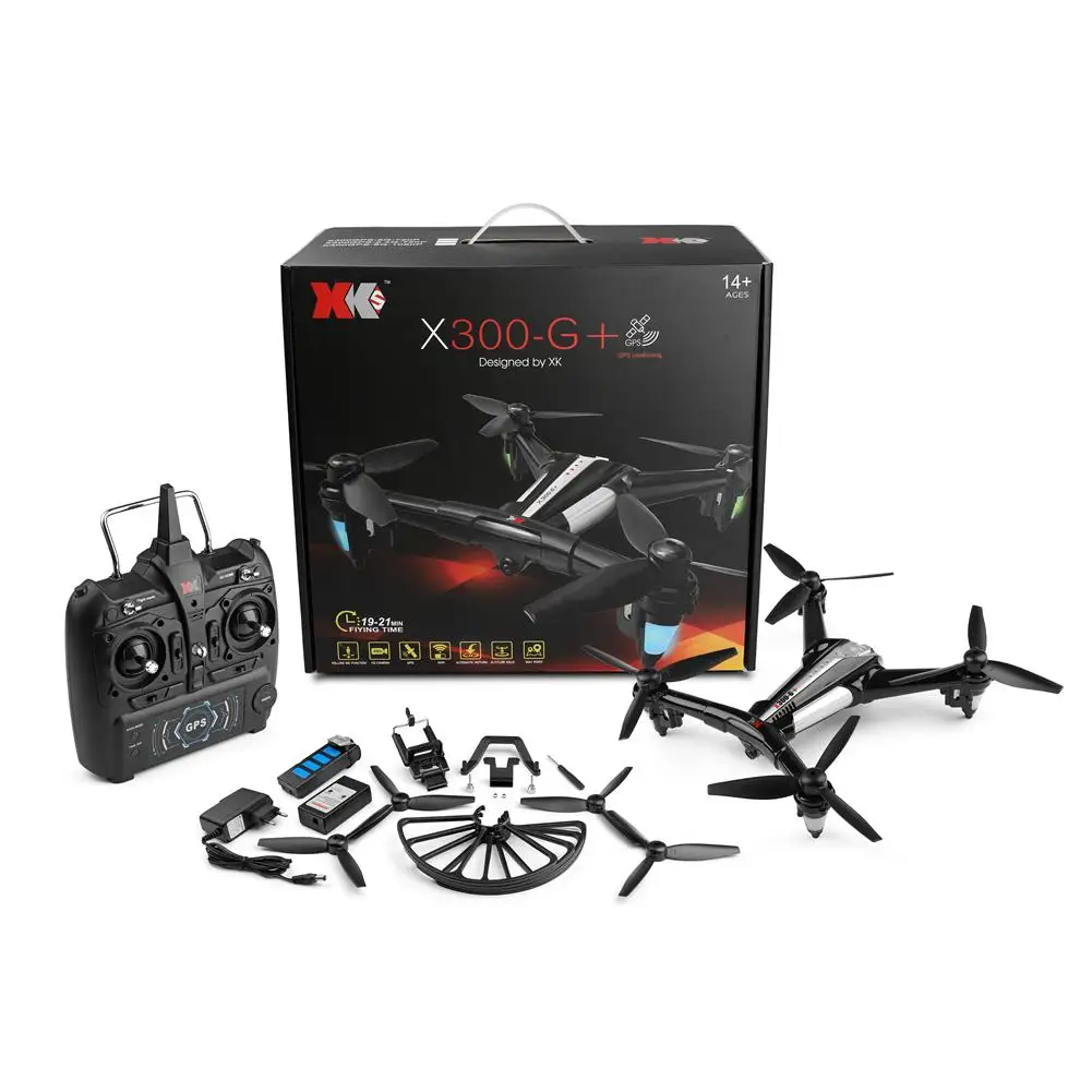 

For Weilies X300-G Four - Axis Aircraft Drone Model RC Toy GPS Fixed Positioning Real-time Transmission Drone Model Toy