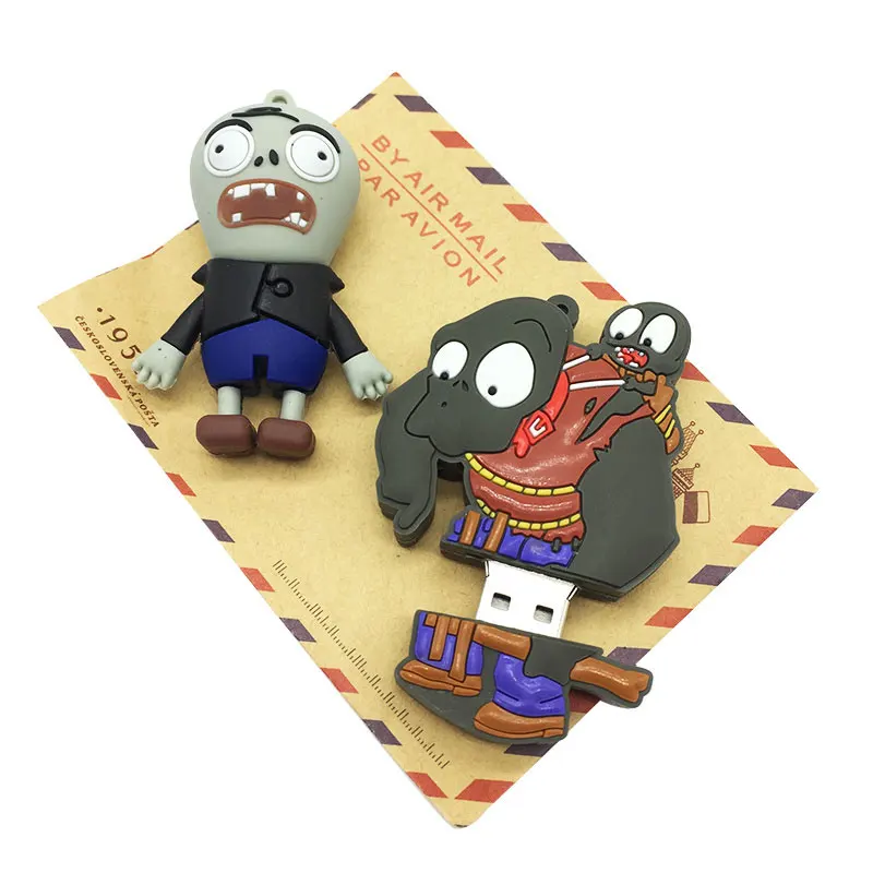usb flash drive 32gb Plants vs. Zombies pen drive 16gb 8GB 4GB usb stick 64gb pendrive 2.0 128g special Christmas/Halloween/Gift