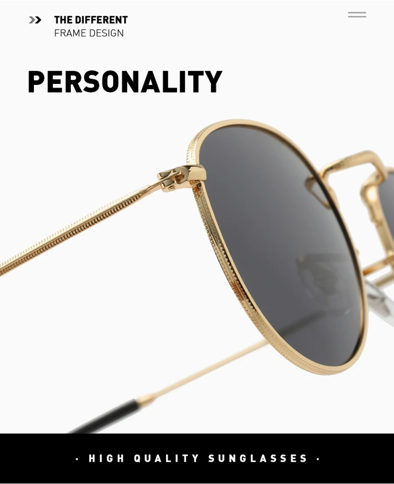 purple sunglasses FUQIAN Round Polarized Sunglasses Women Men Classic Small Metal Sun Glasses Male Vintage Anti-glare Driving Eyeglasses UV400 white sunglasses women