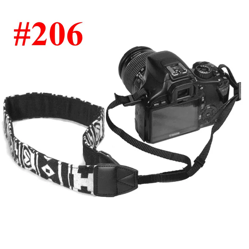 Ретро камера плечевой ремень средства ухода за кожей шеи ремни для DSLR SLR Nikon Canon sony Panasonic Pentax Olympus Kodak Универсальный Лидер продаж - Цвет: 206