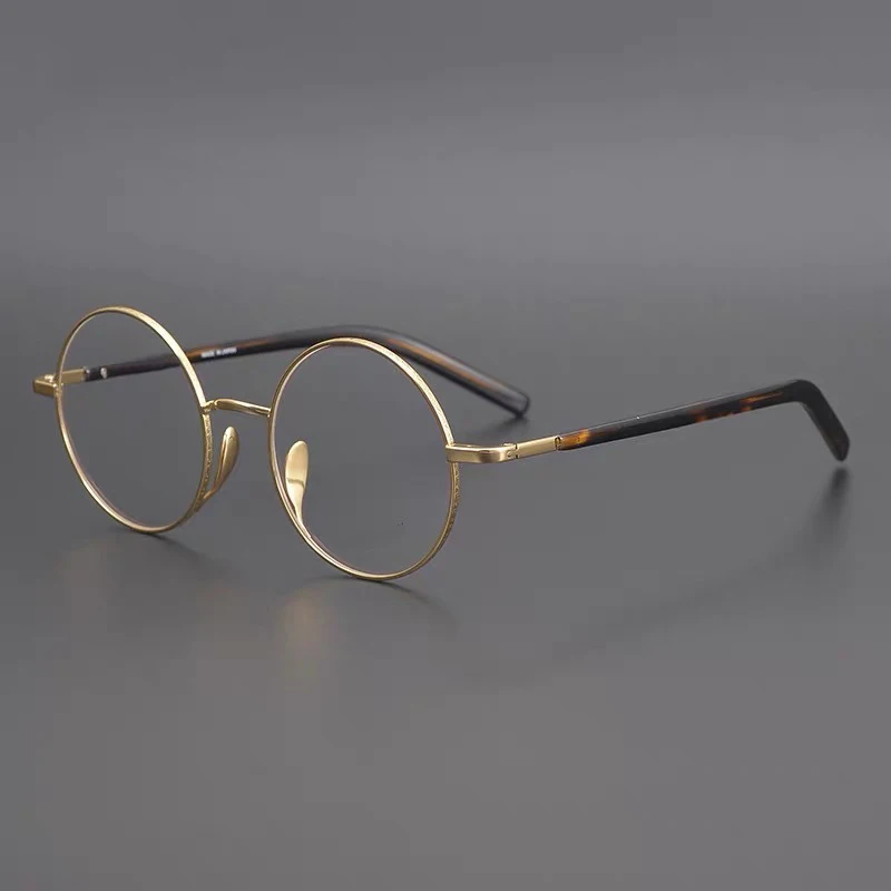 

Titanium Glasses Frame Women Men Vintage Small Round Clear Eye Glasses Man Optical Prescription Eyeglasses Frames Eyewear Oculos