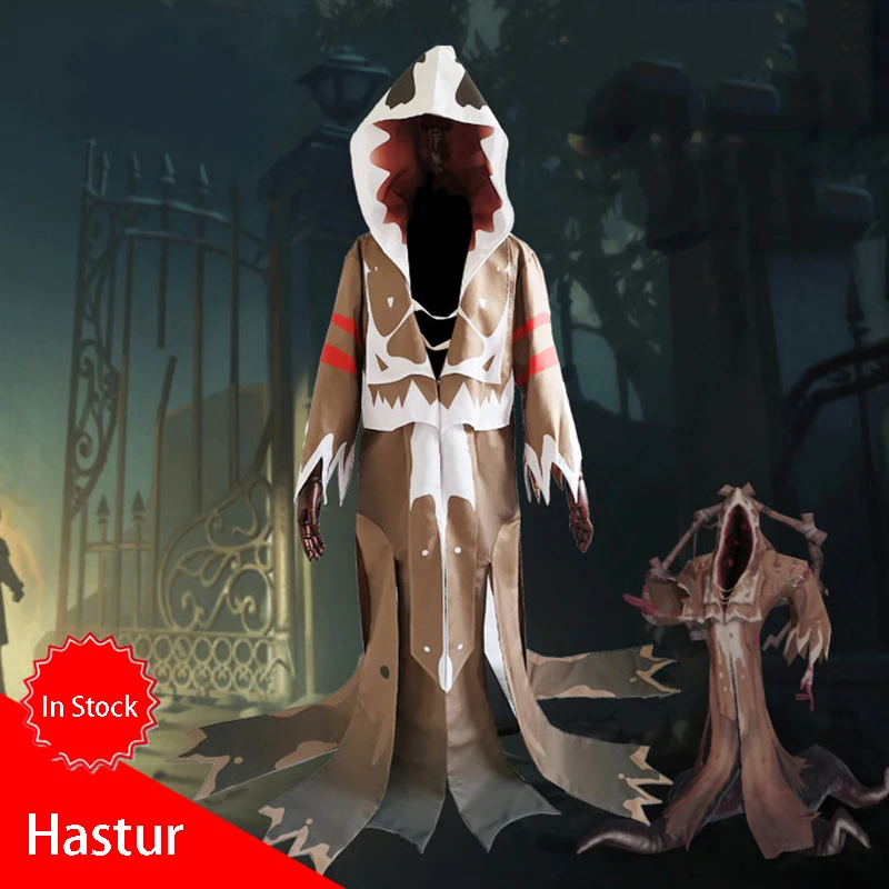 Костюмы для косплея персонажа игры V, косплей костюм The Feaster Hastur, оригинальная форма для кожи, костюмы с накидкой