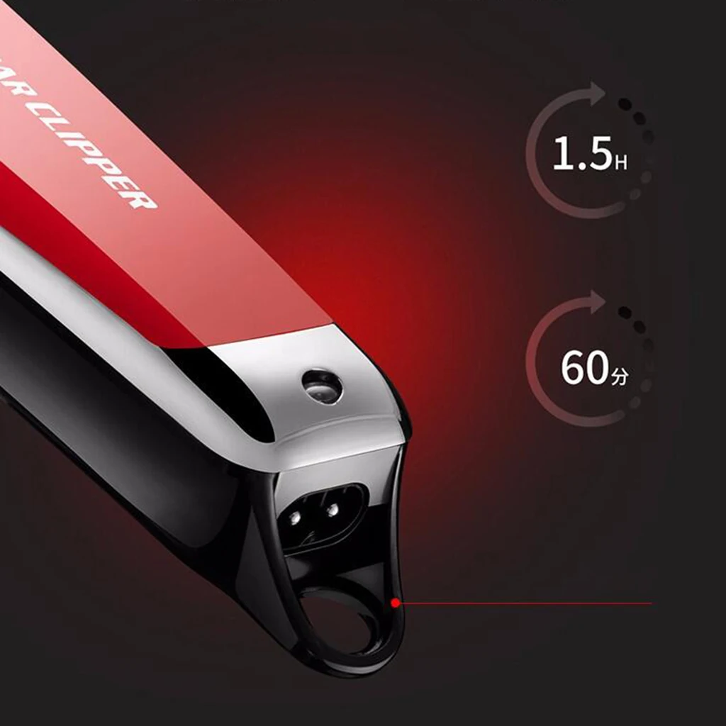 Kemei Professional Hair Trimmer LCD Display Cordless Hair Cutter Barber Hair Clipper Beard Trimmer Electric Razor for Men 