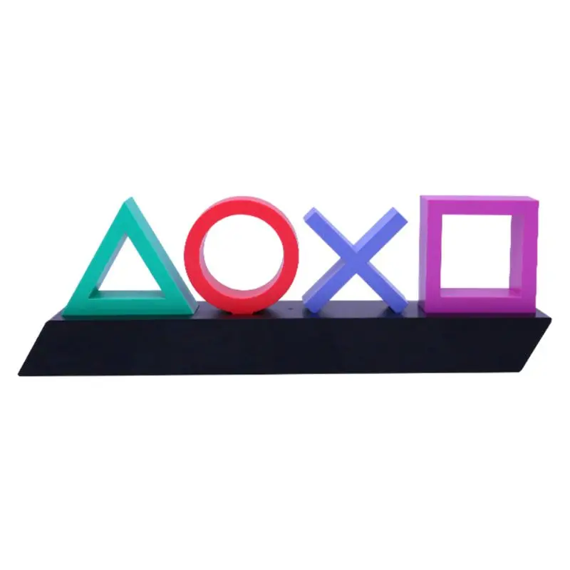 Игровой значок Playstation Sign с голосовым управлением светильник акриловый неоновый
