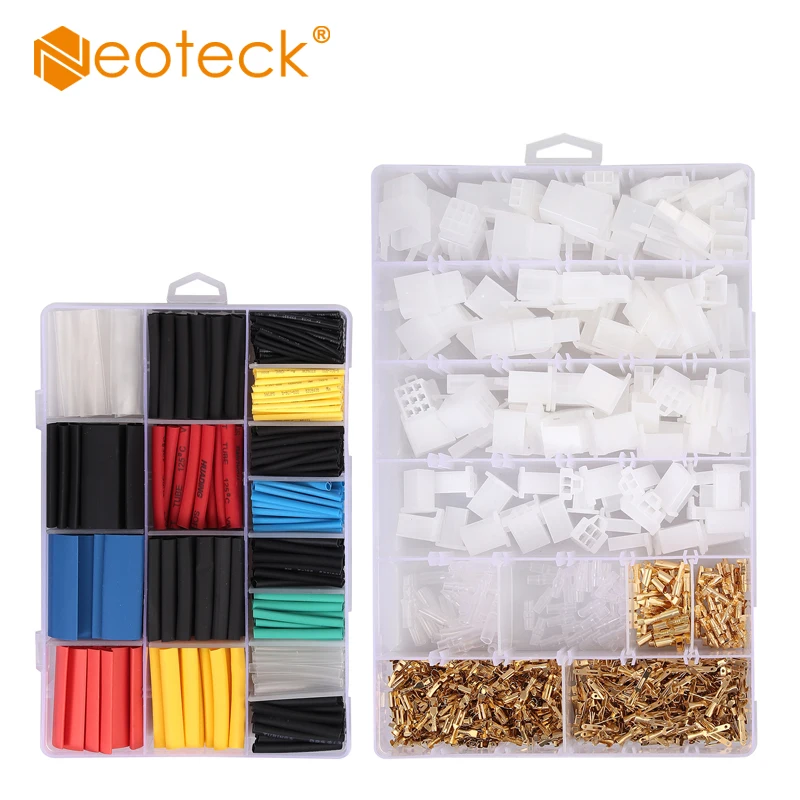 

Neoteck 700Pcs 2 3 4 6 9 Pin Plug Housing Pin Header Crimp Electrical Wire Terminals Connector and 30 Sets 4mm Bullet Terminal