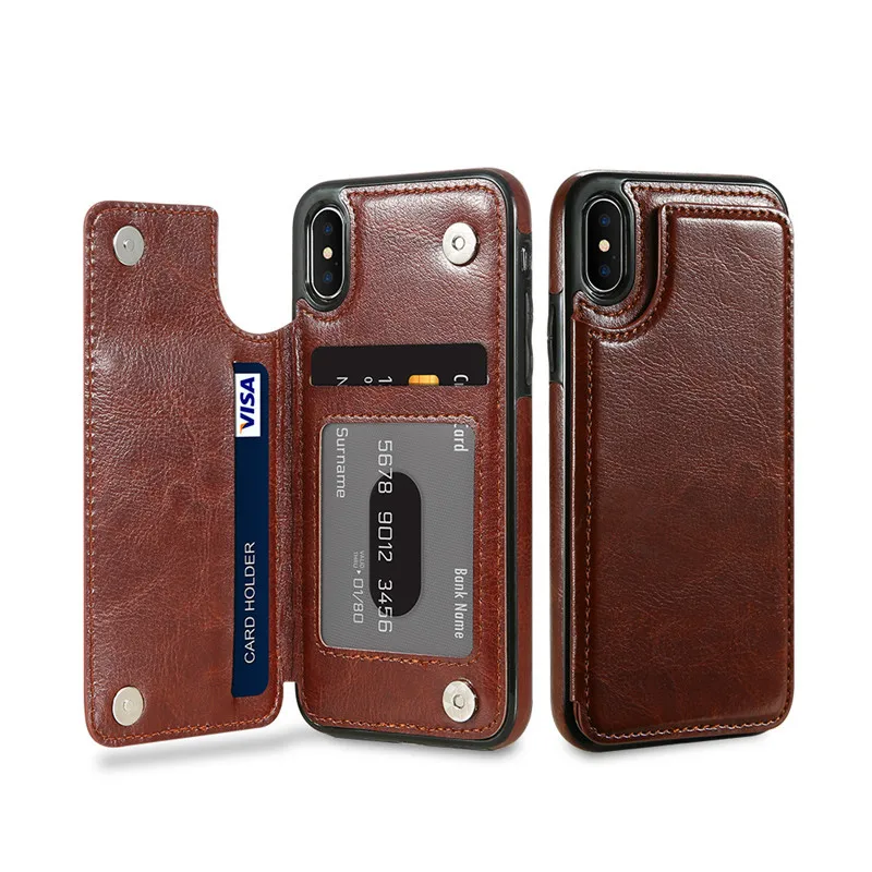 Чехол с отделением для карт iPhone 12 mini Pro Max роскошный кожаный чехол 11 max X XS XR 8 Plus