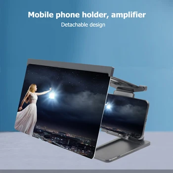 

12 inch Mobile Phone Screen Amplifier Bracket Video Display Magnifying Stand Movie Enlarged Magnifier Holder
