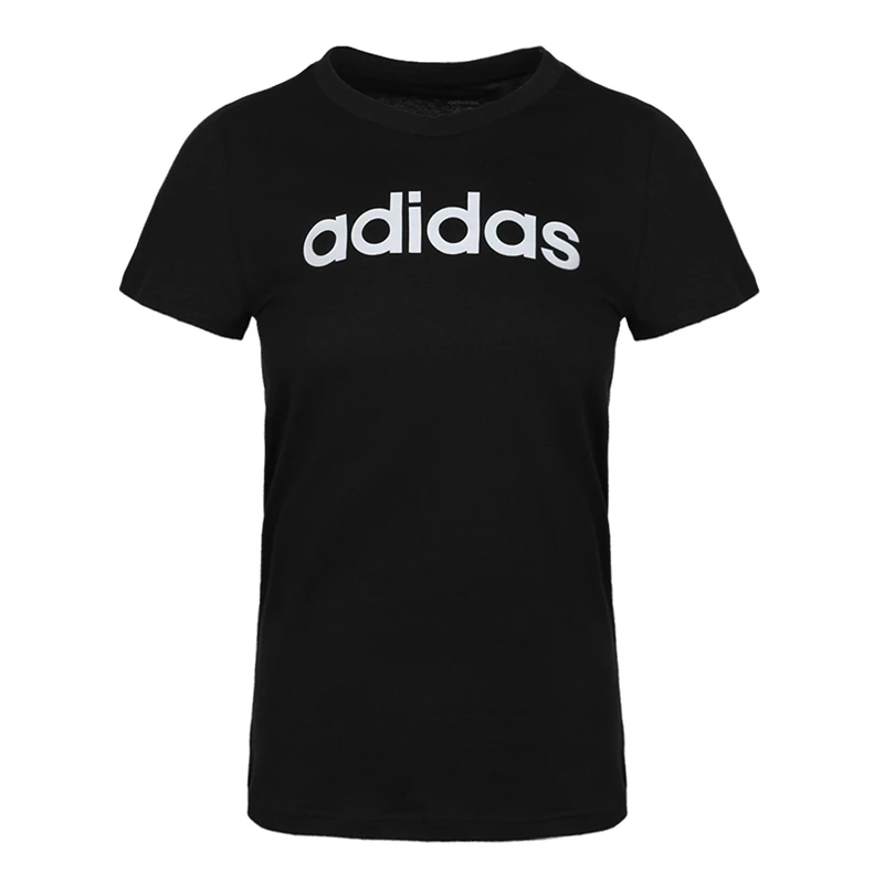 Original New Arrival Adidas W E LIN SLIM T Women's T-shirts short sleeve Sportswear