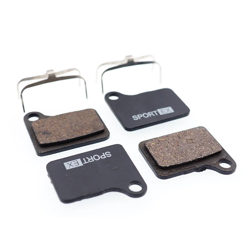 Bicycle Disc Brake Pads for Shimano SHIMANO DEORE LX M550, M555, C900/C901, Nexave Caliper, Sport EX Class, Resin, 4 Pairs