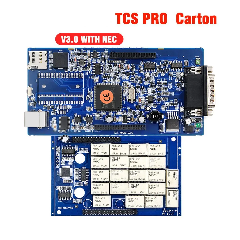 obd2 диагностический инструмент V2015.R3 tcs super tcs pro двойной синий PCB для автомобиля грузовика - Цвет: tcs pro 2