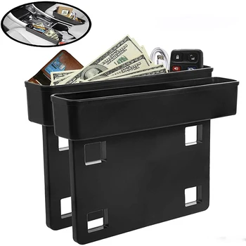 

Car Seat Gap Catcher Storage Box Multifunction Organizer Coin Console Side Pocket Car Interior Accessories High Quality