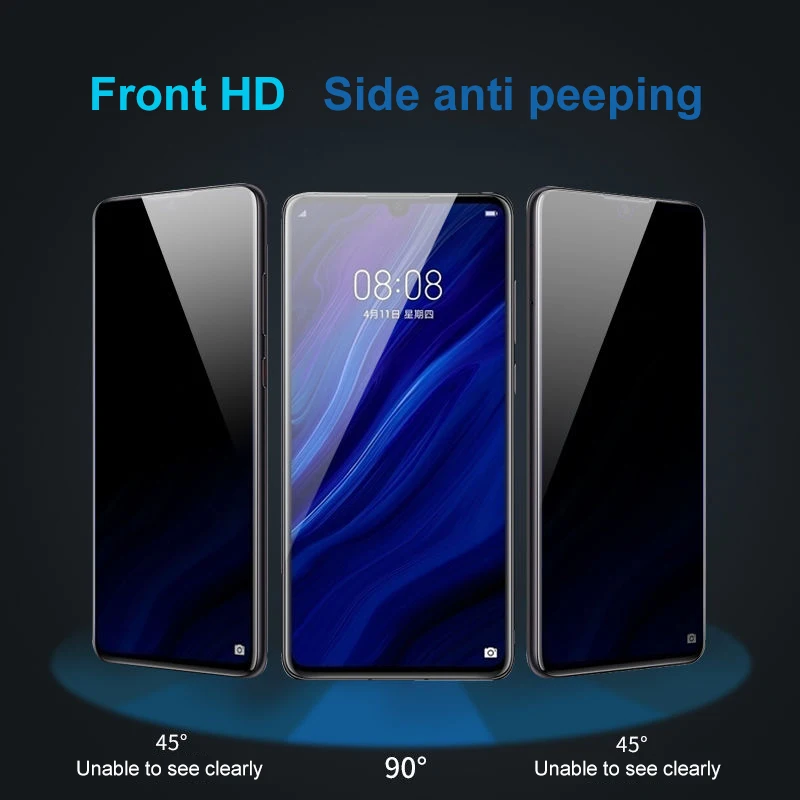 Защитная пленка для экрана для HuaWei P30 P30pro UV, защита от подзор, закаленное стекло для p30 p30pro
