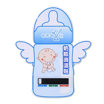 

Baby Milk Bottle Temperature Test Paper Strip Thermometer Sticker Babies Safely Infant Thermometers Temperature Measuring Card