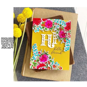 

JC Special English Letters Metal Cutting Dies Scrapbook Shape Die Cut Paper Card Make Stencil Craft Mold Mould Model Decoration