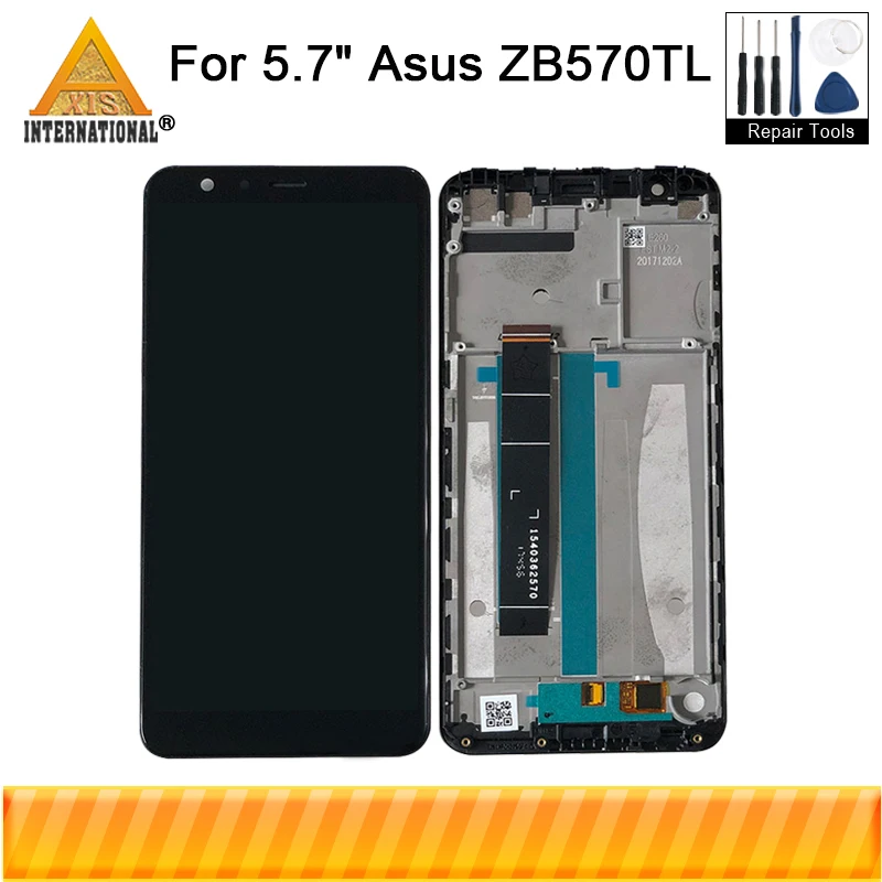 

Original Axisinternational For 5.7" Asus ZB570TL LCD Display Screen With Frame+Touch Panel Digitizer Assembly For ZB570TL