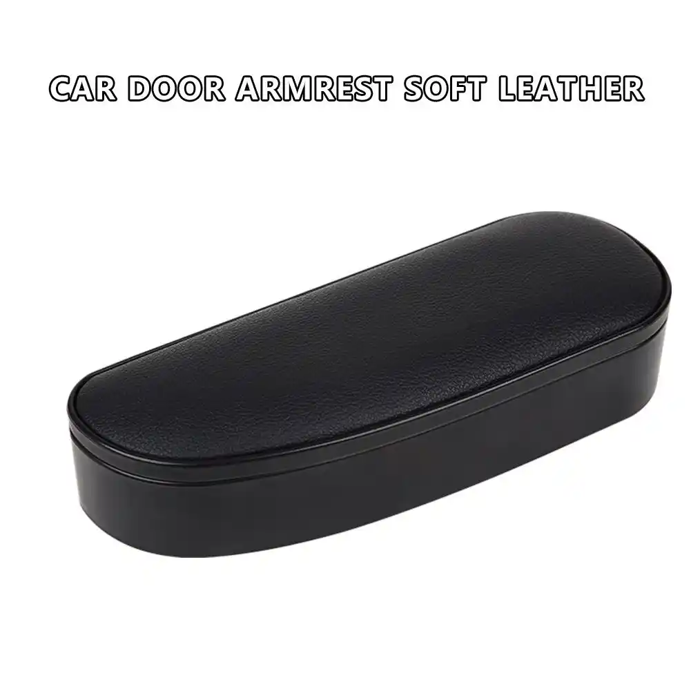Universal Car Door Armrest Soft Leather Driver Arm Protective Pad Mat