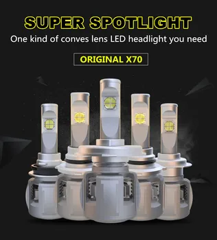 

X70 Car LED Headlight Front Lamp Bulbs