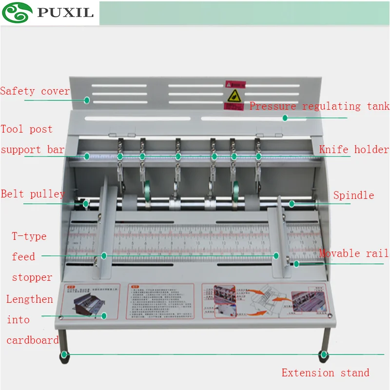 Electric paper folding machine folding and folding machine