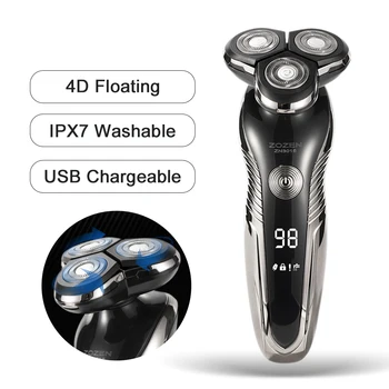 

Electric Shaver 4D Men's Electric Hair Clipper USB Rechargeable Professional Hair Trimmer Hair Cutter for Men Adult Razor