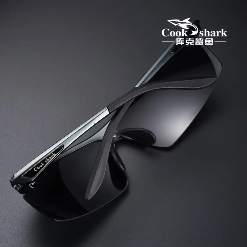 Cook shark 2021 new polarizing sunglasses men's driving glasses special trend color changing Sunglasses men's fishing glasses - Image 4