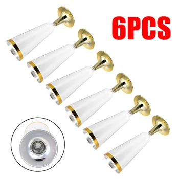 

Home and Living Disposable Gold Rim Plastic Champagne Flutes for Parties Wedding Buffets 6pcs