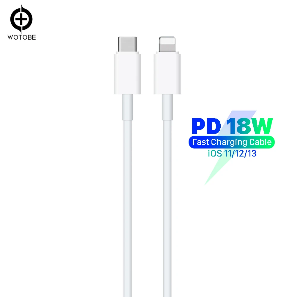 USB-C к PD кабель быстрой зарядки C94 чип для iPhone 11/11 pro/X/XS/XR/8 iPad применимый 18 Вт 29 Вт 30 Вт 61 Вт 87 Вт USB-C адаптер питания