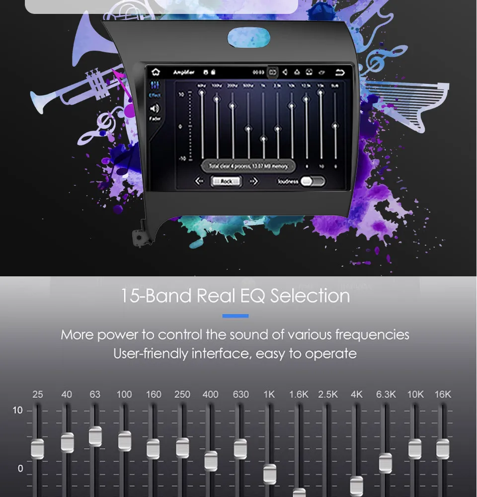 Discount Car DVD Player Touch Screen Stereo with Display Truck GPS Navigation System Auto Radio 2 Din Rear View Camera Monitor for Kia K3 1