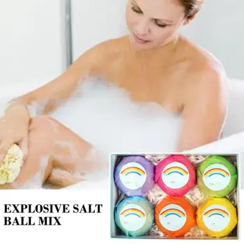 

Bath Bomb Essential Oil Bathing Ball Natural Organic Bath Balls Bath Salt Soap Bubble Exfoliating Moisturizing Skin Care Spa