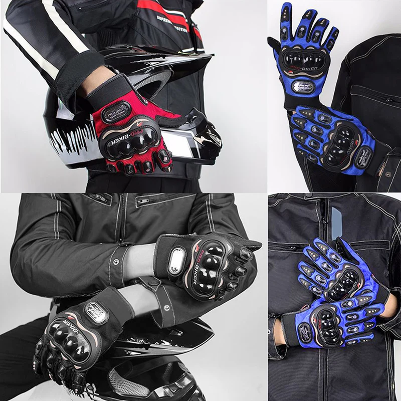 Мотоциклетные Перчатки Pro biker спортивные перчатки с полным пальцем для езды на