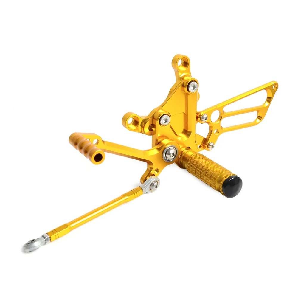 NICECNC Motorcycle Rearset Rear Set Footpegs For MV Agusta F4 Models 1998- Left Right Rearset Shift Rod
