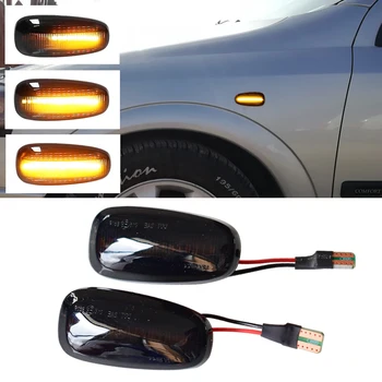 

LED Flowing Water Blinker Side Marker Fender Light Dynamic Turn Signal Light For Opel Zafira A 1999-2005 Astra G 1998-2009