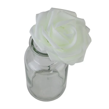 

【US Warehouse】50pcs PE Foam Rose Flower White