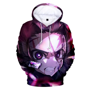 

Japanese anime Demon Slayer 3D Hoodies Men/Women Autumn Sweatshirts New Sale Harajuku Demon Slayer 3D hoody cool Clothes