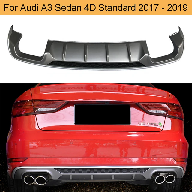 アウディA3セダン用リアバンパーブレード,セダン標準4ドア,2017-2019