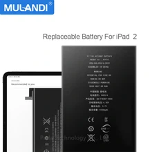 Real capacity 6500mAh A1395 Battery For iPad 2 A1395 A1396 A1397 A1376 A1316 +Gift Tools +stickers