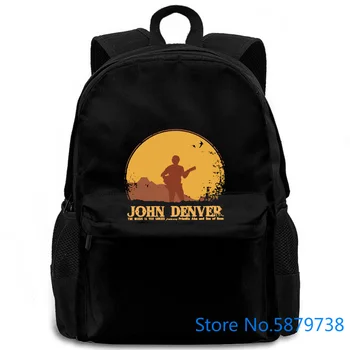 

John Denver For Boy women men backpack laptop travel school adult student