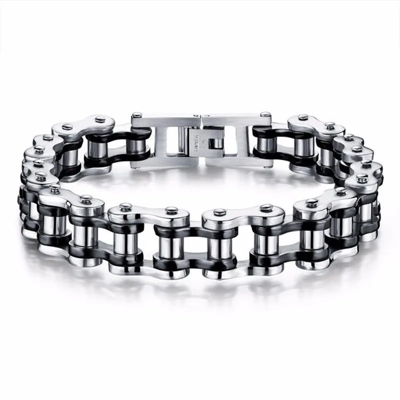 Stainless Steel Bracelet ChaÃ®ne Moto Bijouterie Bracelet De
