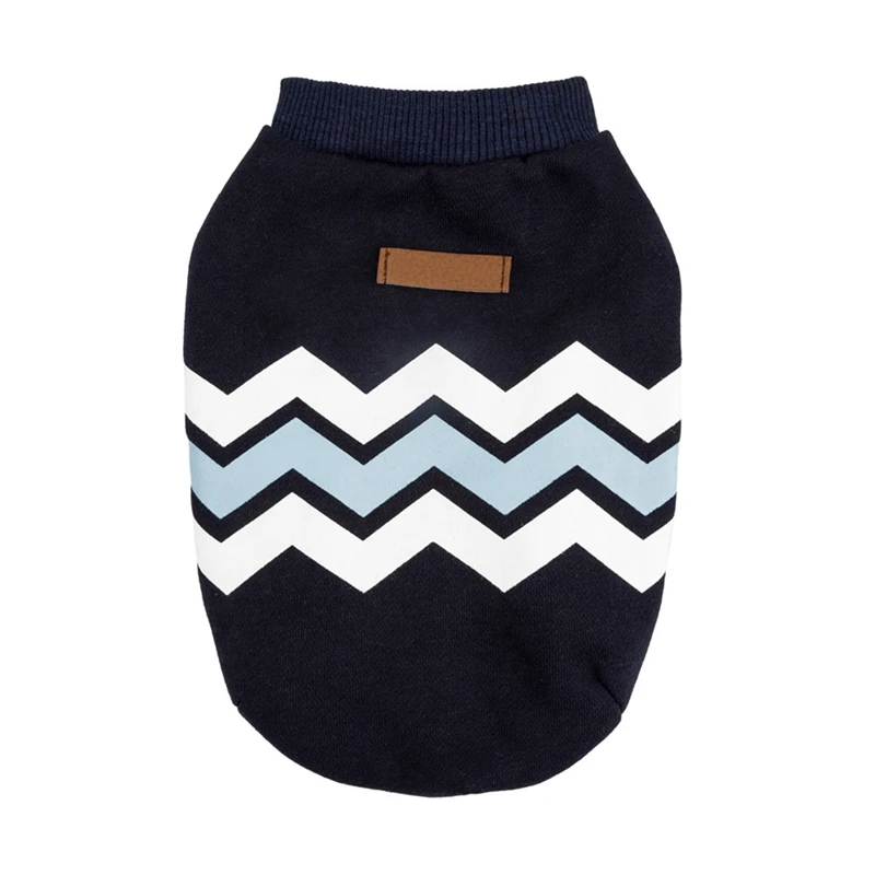 Christmas Dog Cotton Clothes Long Sleeve Coat Pattern Dog Pet Dog Tree Winter Warm Christmas Clothes For Pet Winter Autumn - Цвет: L