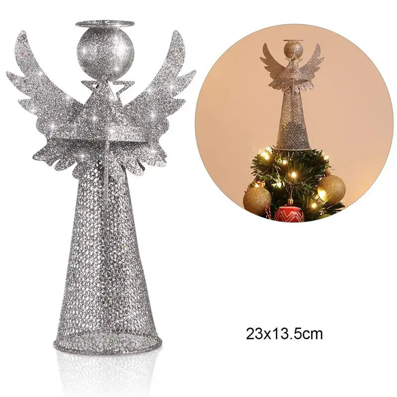 without light NICEXMAS Рождественская елка светодиодный Звезда дерево фигурки жениха и невесты; Рождественская елка украшения Батарея работает 5 конечная звезда Рождественский Декор для дома A3 - Цвет: without light