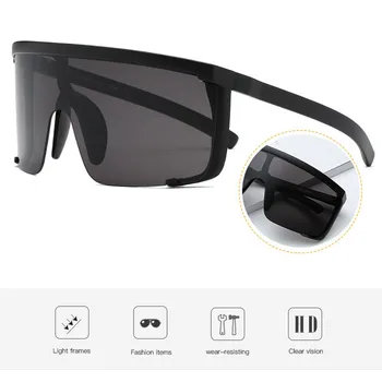 

Newly Oversized Mirrored Shield Sunglasses Anti-UV Outdoor Sports Goggles Glasses BN99