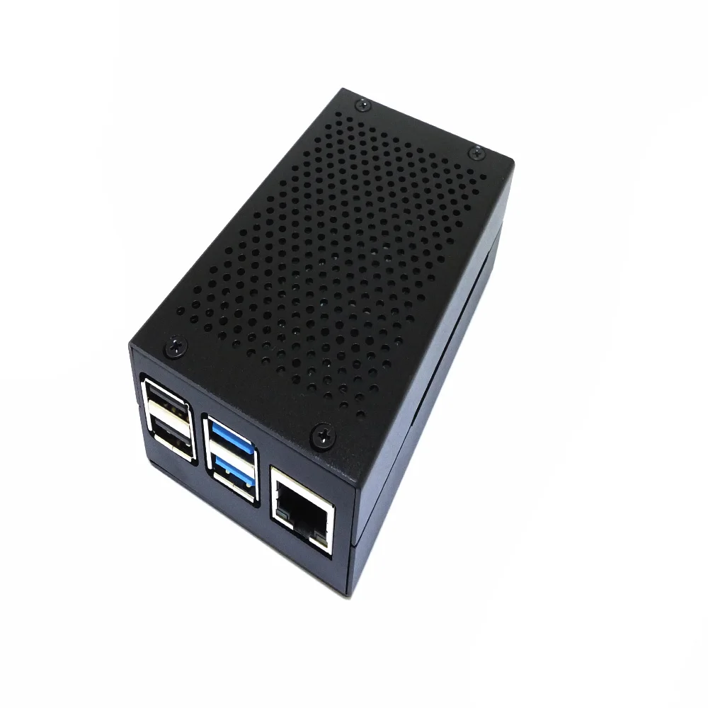 Горячая Raspberry Pi 4 алюминиевый корпус черный корпус Серебряная коробка металлический корпус для RPI 4 Модель B