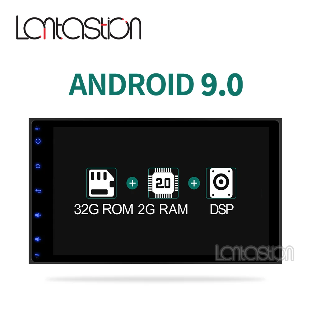 9 &quot2 + 32G Android 0 автомобильный dvd плеер для Toyota Corolla Auris Fortuner 2017 с авто радио