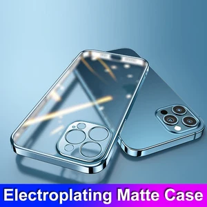 Matte Silicone Case For iPhone 11 12 Pro MAX 13 pro XR X 7 8 Plus Case