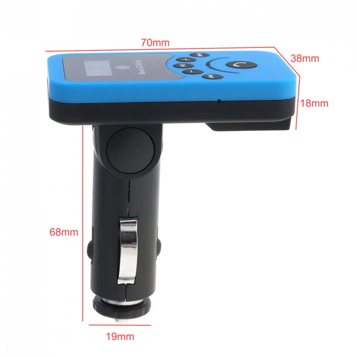 12 V-24 V автомобиль ЖК-дисплей Bluetooth MP3 плеера комплект авто радио плеер Hands-free FM передатчик с пультом дистанционного управления Управление