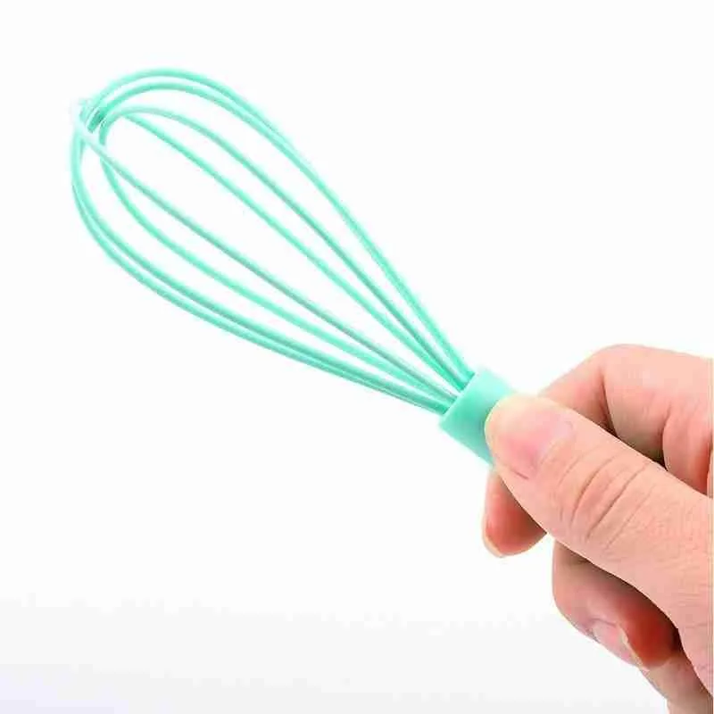 Food Grade Manual Silicone Egg Mixer Beater Whisk Hand Cream Kitchen Blender Tools Stirring G6J2