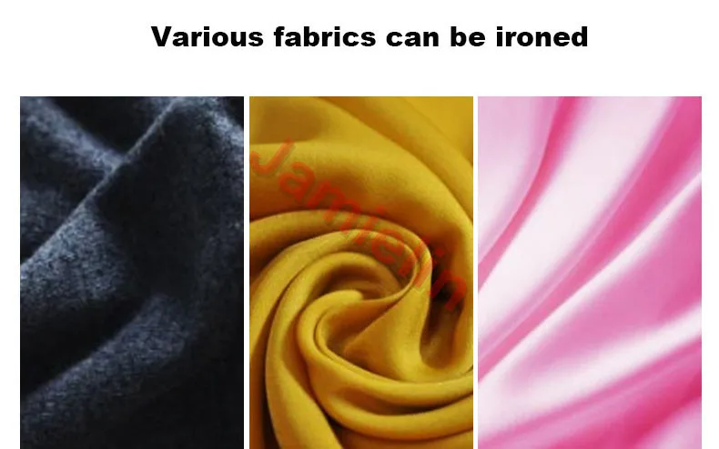 Various fabrics can be ironed