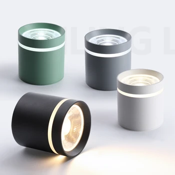 

Dimmable Cylinder LED Ceiling Downlights 7W/10W/12W COB Spot Lights Corridor Living Room Office Kitchen Indoor Lighting Fixtures